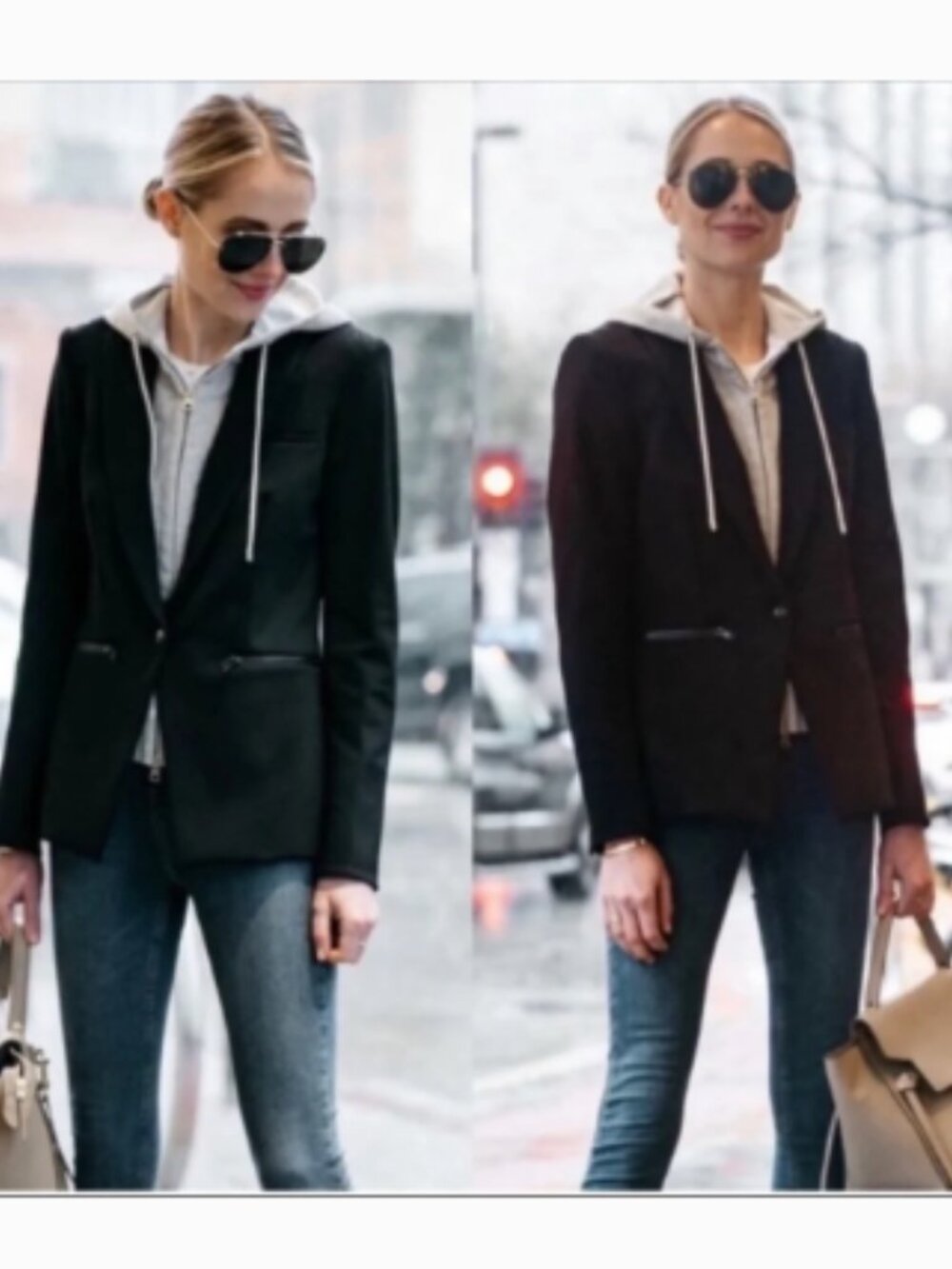 Veronica Beard Scuba Black Dickey Jacket Blazer Sz 4